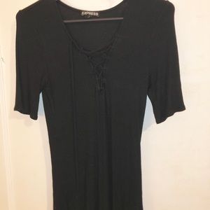 Express Lace Up Front Tee